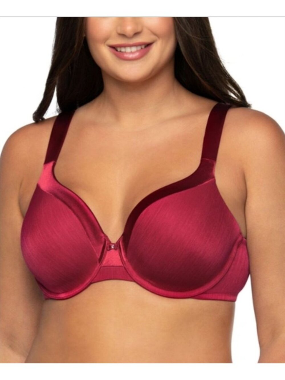 Vanity Fair Womens 42C Bra Red Full Figure Illumination Perfect Underwire NEW